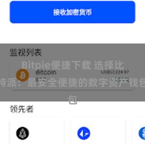 Bitpie便捷下载 选择比特派：最安全便捷的数字资产钱包