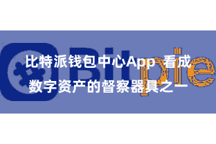 比特派钱包中心App  看成数字资产的督察器具之一