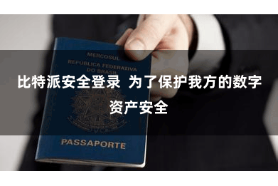 比特派安全登录  为了保护我方的数字资产安全